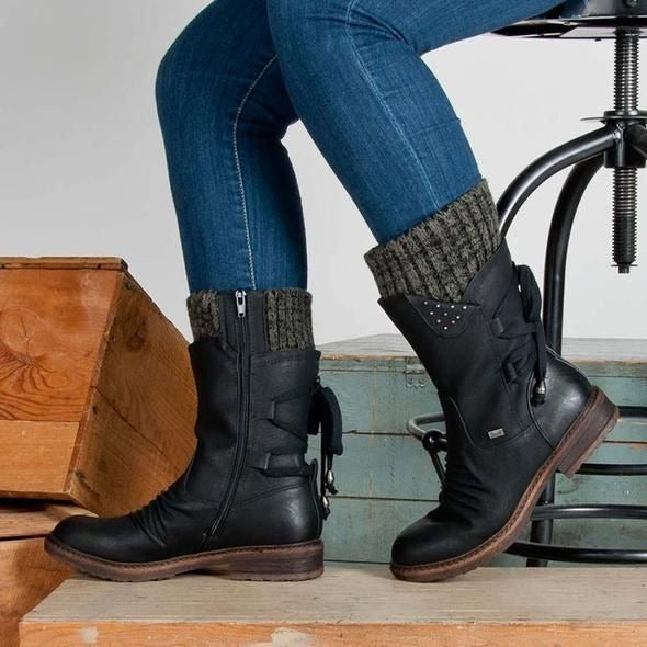 Bottes Polari Ottawa con Zip per un Infilaggio Ultra-Facile